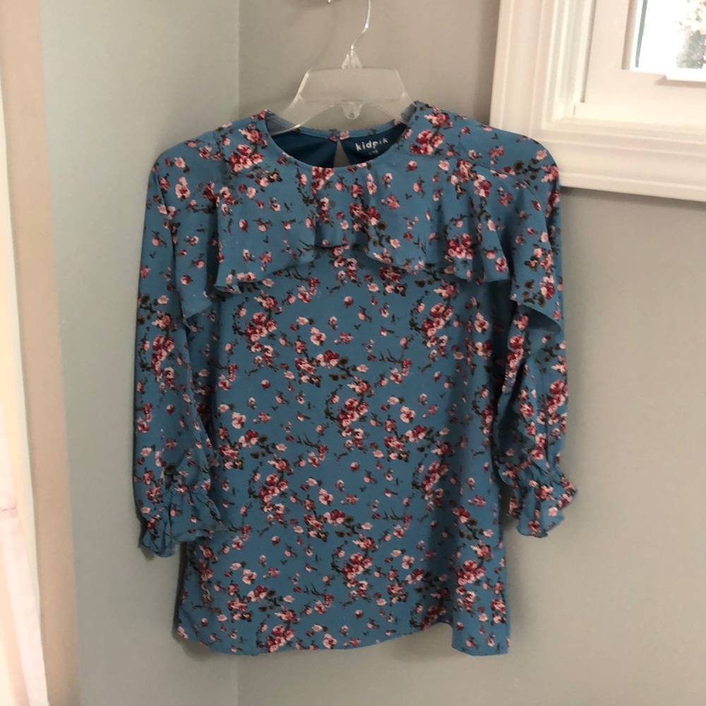 Girls Kidpik floral dress.